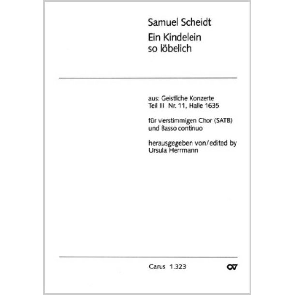 Ein Kindelein so l&ouml;belich : G-Dur