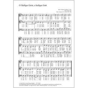 O heiliger Geist, o heiliger Gott : G-Dur