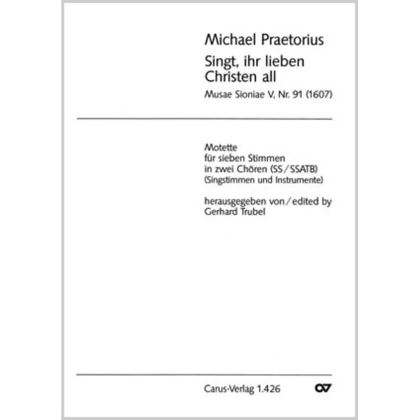 Singt, ihr lieben Christen all : F-Dur