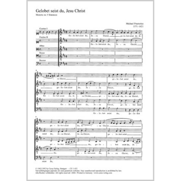 Gelobet seist du, Jesu Christ