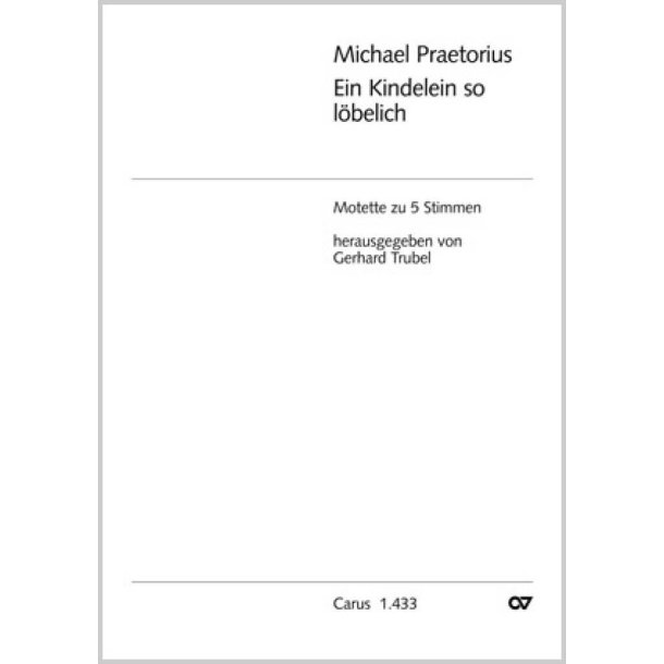 Ein Kindelein so l&ouml;belich : B-Dur