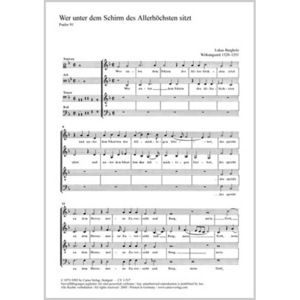 Wer unter dem Schirm d. H&ouml;chsten