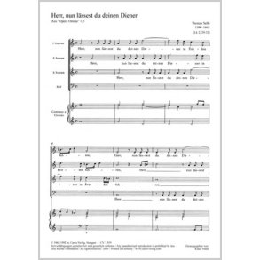 Herr, nun lässest du deinen Diener