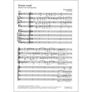 Domine exaudi orationem : dorisch