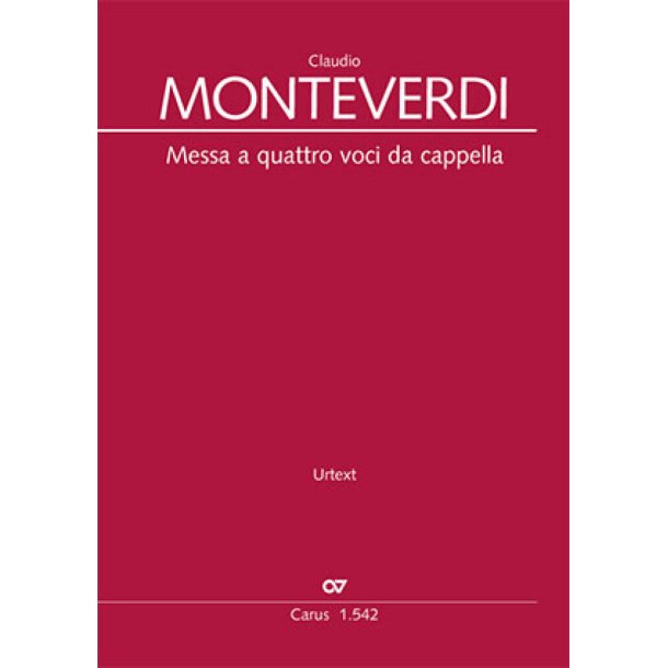 Messa &agrave; quattro voci da cappella : aus: Messa &agrave; quattro voci et salmi