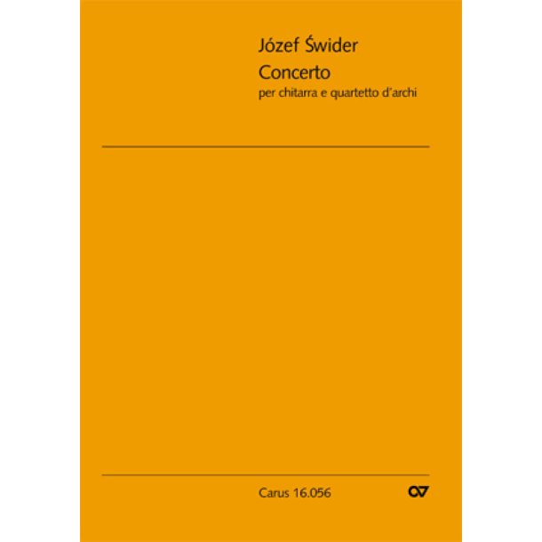 Concerto : per chitarra e quartetto d'archi