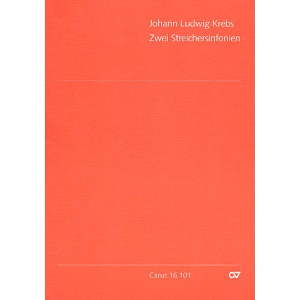 Krebs: Zwei Streichersinfonien