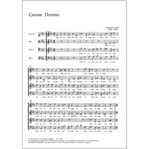 Cantate Domino : f-Moll
