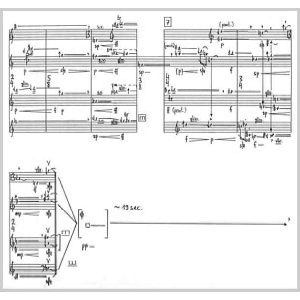 absences [&laquo;fragment&eacute;&raquo;] : 2. Streichquartett