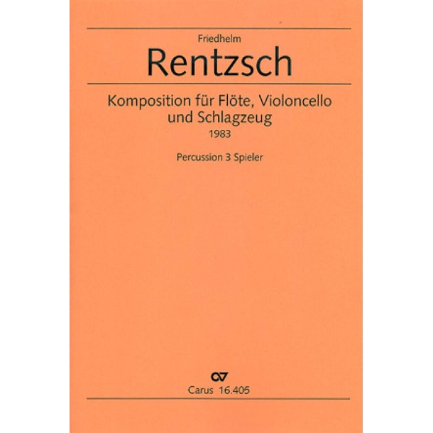 Komposition f&uuml;r Fl&ouml;te, Violoncello und Schlagzeug