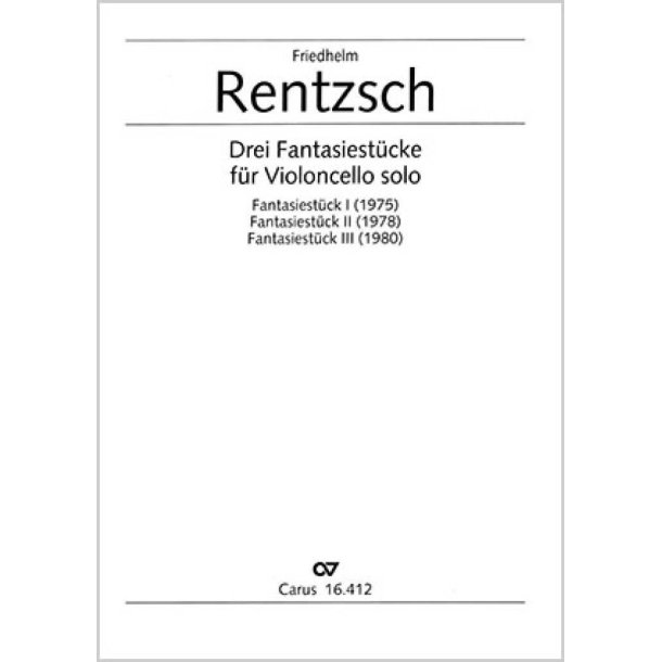 Drei Fantasiest&uuml;cke f&uuml;r Violoncello solo