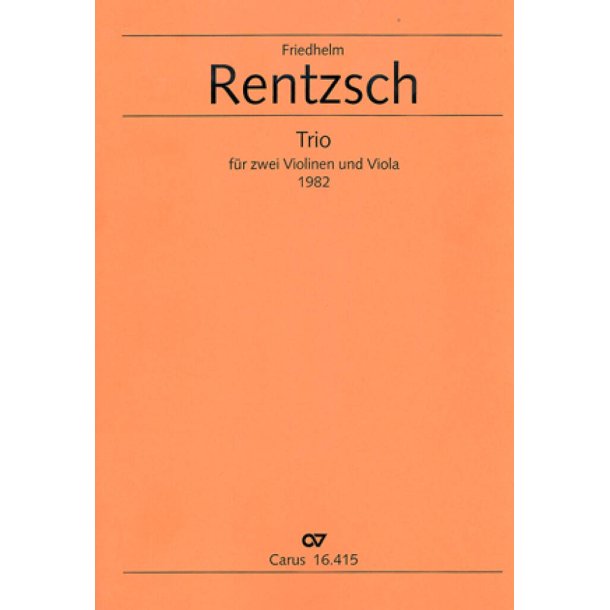 Trio f&uuml;r zwei Violinen und Viola