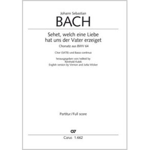 Sehet, welch eine Liebe hat uns der Vater erzeiget : aus: Sehet, welch eine Liebe hat uns der Vater erzeiget