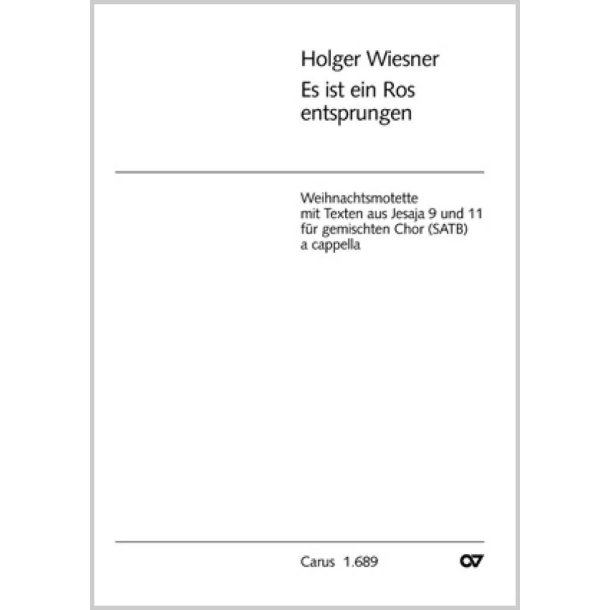 Es ist ein Ros entsprungen : F-Dur