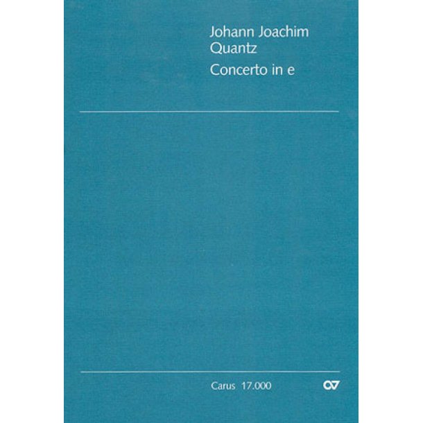 Concerto per Flauto in e : e-Moll