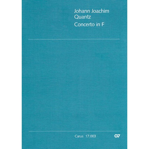 Concerto per Flauto in F : F-Dur