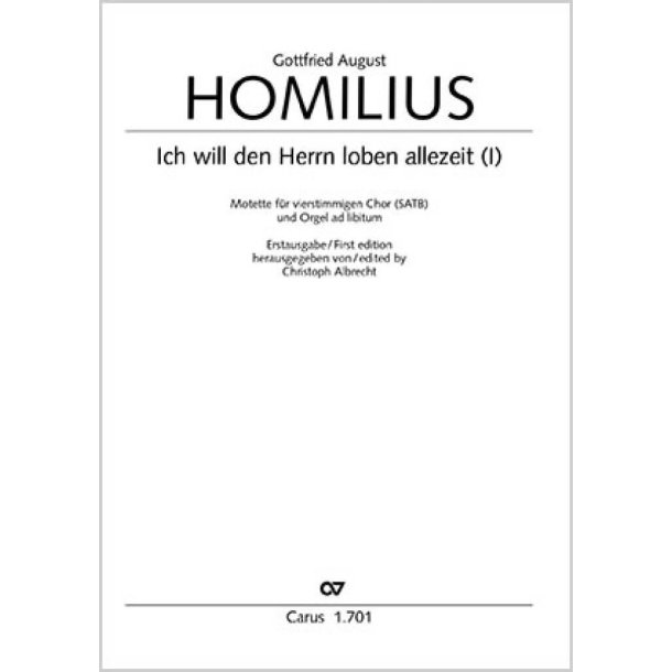 Ich will den Herrn loben allezeit [1] : B-Dur