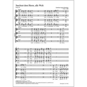 Jauchzet dem Herrn, alle Welt : C-Dur