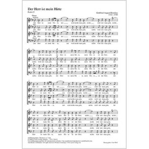 Der Herr ist mein Hirte : Motette