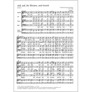 Auf, auf, ihr Herzen, seid bereit