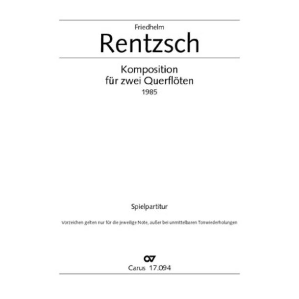 Duo f&uuml;r zwei Querfl&ouml;ten