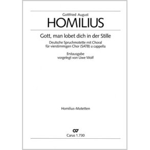 Gott, man lobet dich in der Stille : G-Dur