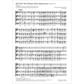 Hilf, Herr! Die Heiligen haben abgenommen : h-Moll