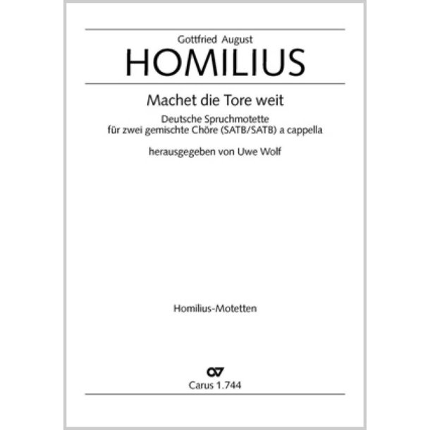 Machet die Tore weit : C-Dur