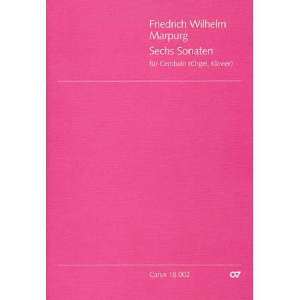 Marpurg: Sechs Sonaten [1756]