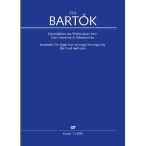 Piano pieces from Gyermekeknek and Mikrokosmos : arranged for organ