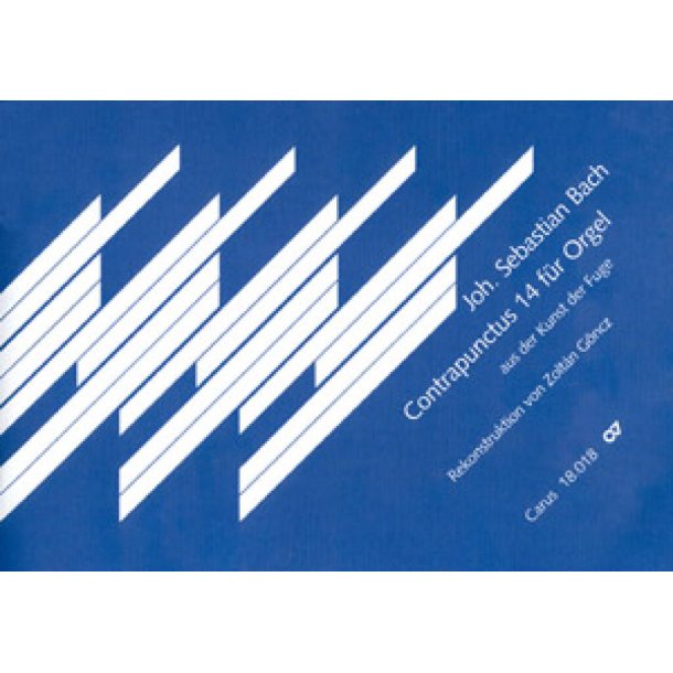 Contrapunctus 14 f&uuml;r Orgel / Tasteninstrument : aus der Kunst der Fuge