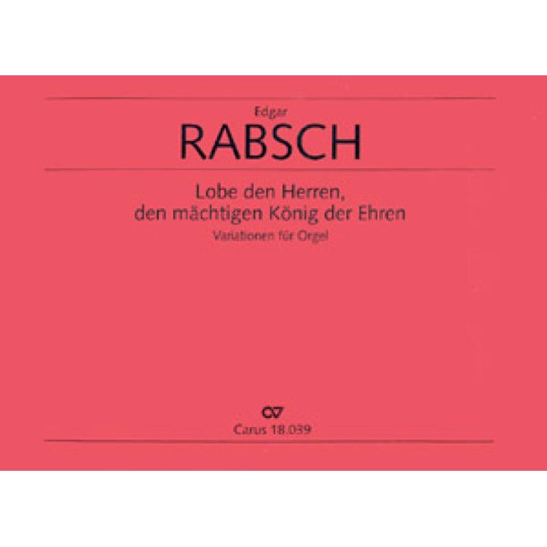 Lobe den Herren, den m&auml;chtigen