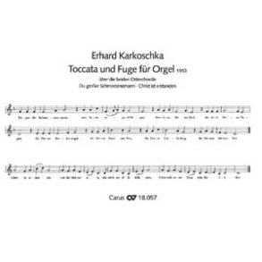 Toccata und Fuge : über 'Du großer Schmerzensmann' und 'Christ ist erstanden'