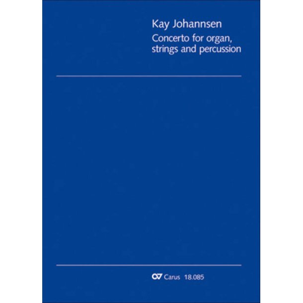 Concerto for organ, strings and percussion