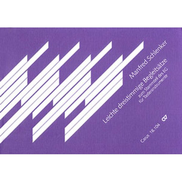 Leichte dreistimmige Begleits&auml;tze f&uuml;r Tasteninstr. : zu allen Liedern des EG-Stammteils