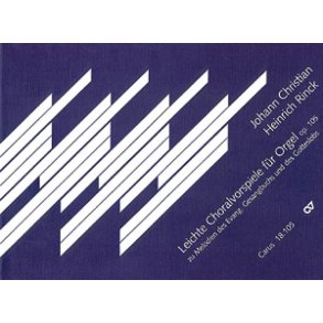 Leichte Choralvorspiele für die Orgel op. 105