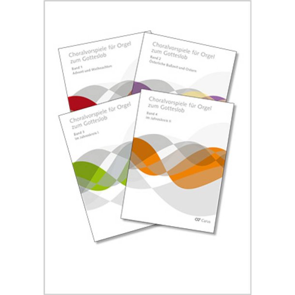 Choralvorspiele F&uuml;r Orgel Zum Gotteslob : 4 B&auml;nde Im Paket