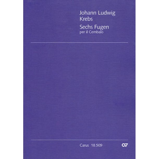 Krebs: Sechs Fugen f&uuml;r Klavier