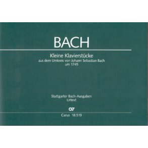 Bach: Kleine Klavierstücke um 1745