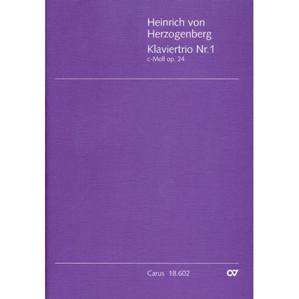 Klaviertrio Nr. 1 in c : c-Moll