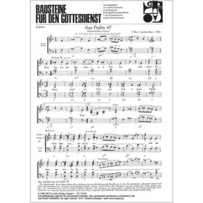 Frohlocket mit Händen, alle Völker : Es soll nicht durch Heer oder Kraft