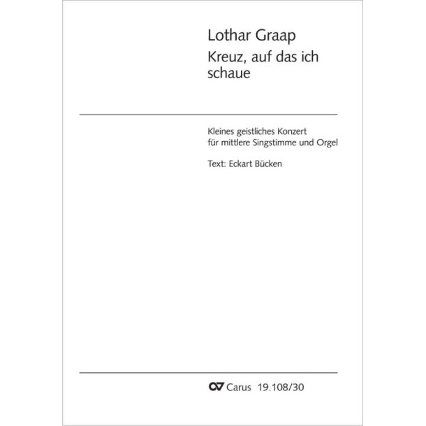 Kreuz, auf das ich schaue : Small spiritual concert