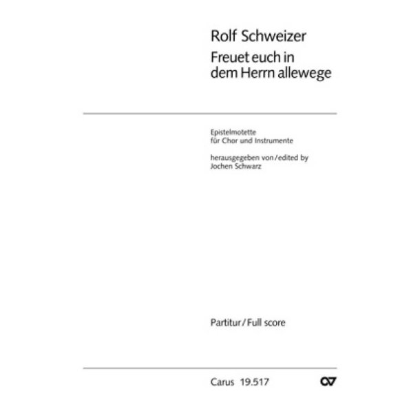 Freuet euch in dem Herrn : Epistelmotette