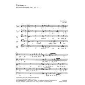 O primavera : O schöner Frühling, Jugendzeit des Jahres