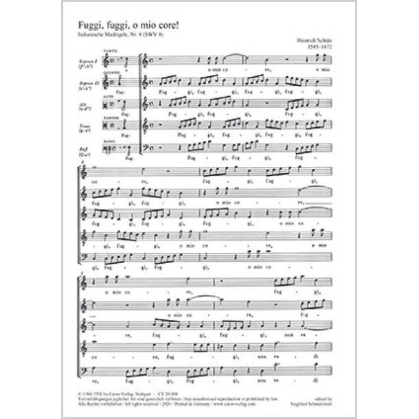 Fuggi, fuggi, o mio core! : Fliehe, fliehe, o mein Herz!