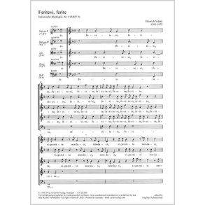 Feritevi, ferite [Verletzt euch, verletzet] : Guerra di baci. Aus: Italienische Madrigale