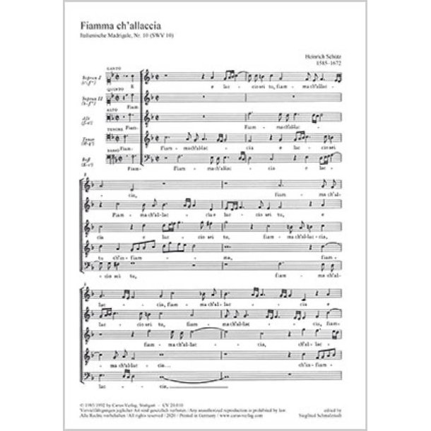 Fiamma, challaccia e laccio : Brand, der entfesselt und Fessel bist du