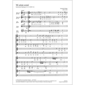 Mi saluta costei [Es grüßt mich die Schöne] : Saluto nocevole. Aus: Italienische Madrigale