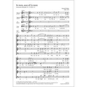 Io moro, ecco ch'io moro : Ich sterbe, siehe, nun sterb' ich