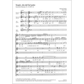 Sospir che del bel petto : Seufzer, der du dem Busen